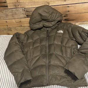 Women’s North Face 600 puffer jacket in beige/brown